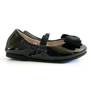 Ruby & Bloom Ballet Flats Toddler Girls Size 5 Black Bow Slip On Party Dress Up